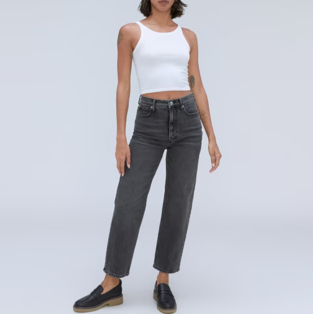 Everlane | The Way High Jean | Black Washed | Size 27 regular